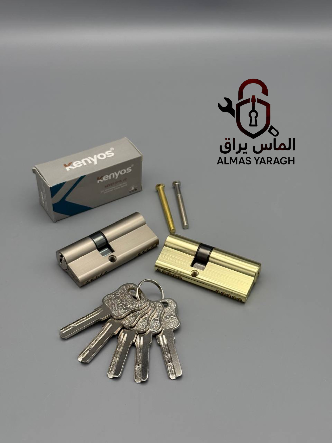  ⭐️سیلندر ۷سانت کنیوس(اصلی)⭐️ ۵کلید پایه بلند کامپیوتری ساچمه برنج-کیفیت عالی تعداد در کارتن ۱۵۰ عدد