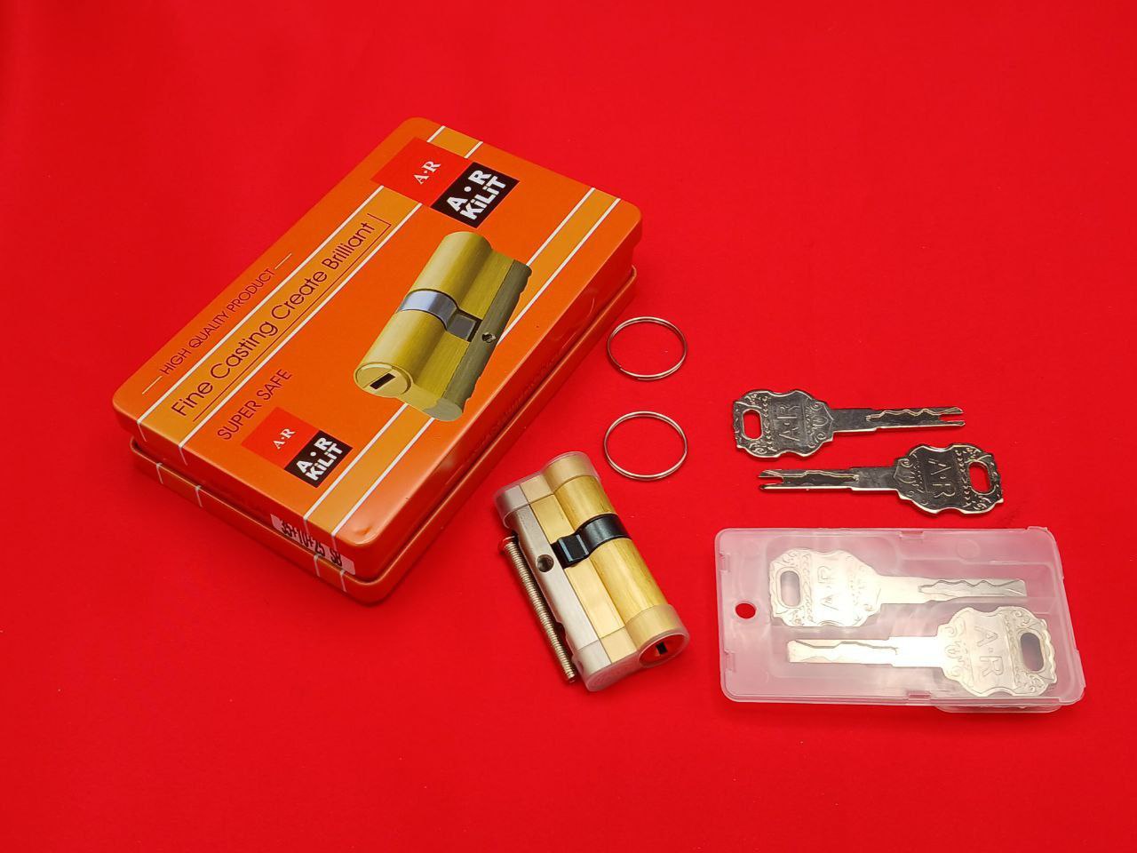 ⭕️سیلندر ۷ سانت تمام برنج تسمه فولاد AR