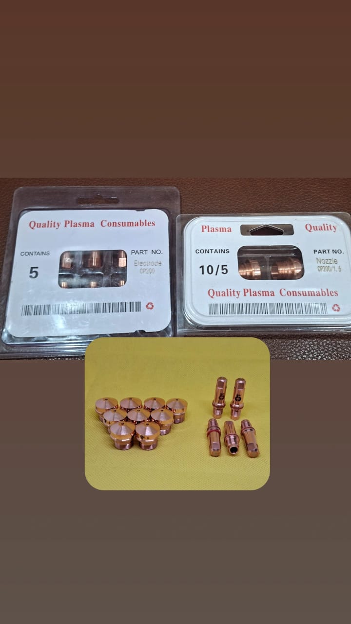 الکترود و نازل برش پلاسما آب خنک