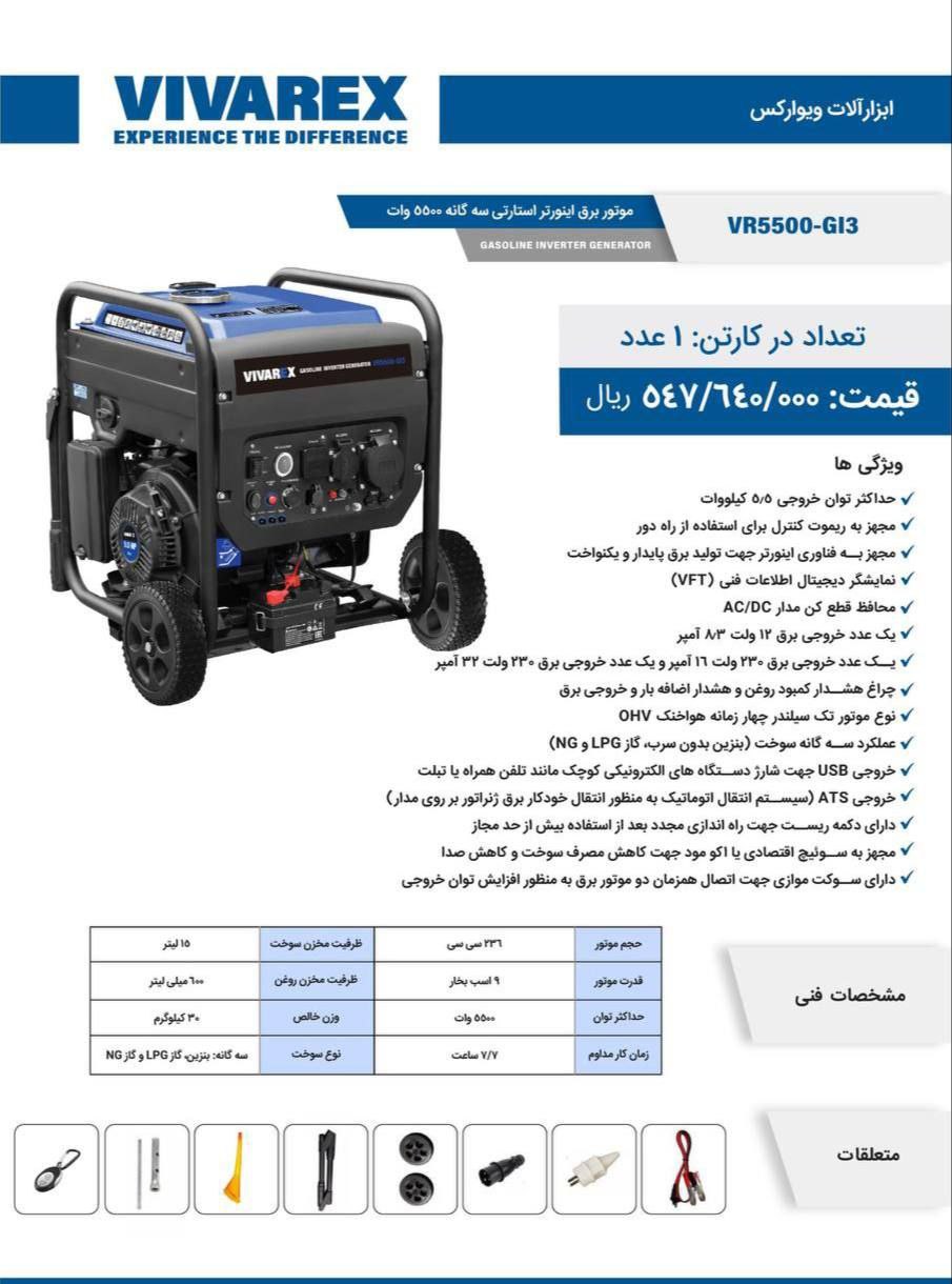 موتور برق ویوارکس 