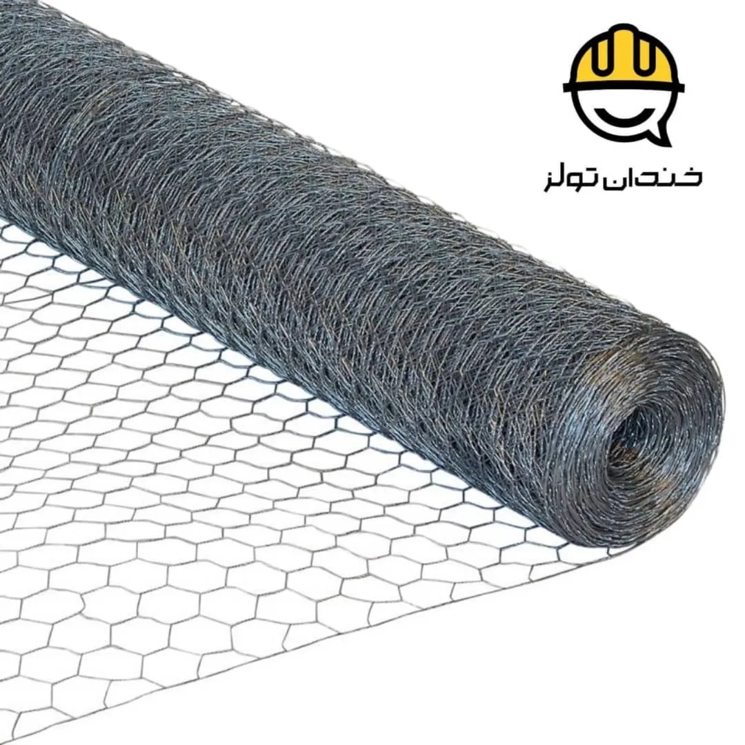 توری مرغی گالوانیزه عرض ۱۲۰ طول ۴۵