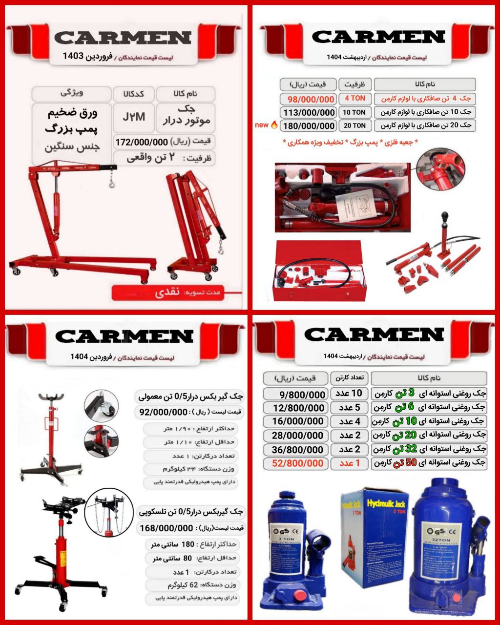 محصولات کارمِن ، CARMEN tools 