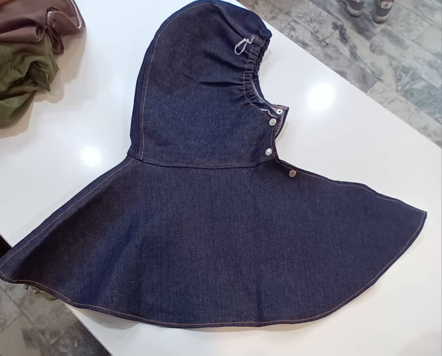 کلاه مقنعه جوشکاری و رنگکاری 