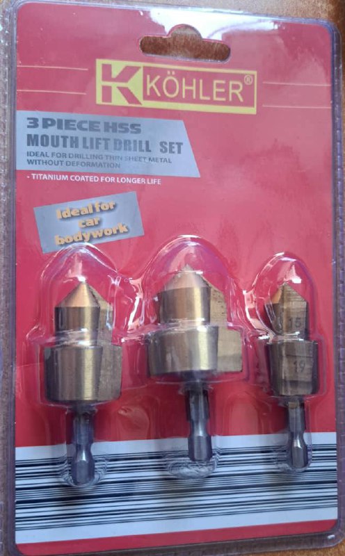 ست مته مخروطی (پله‌ای) Drill Step Bit Set