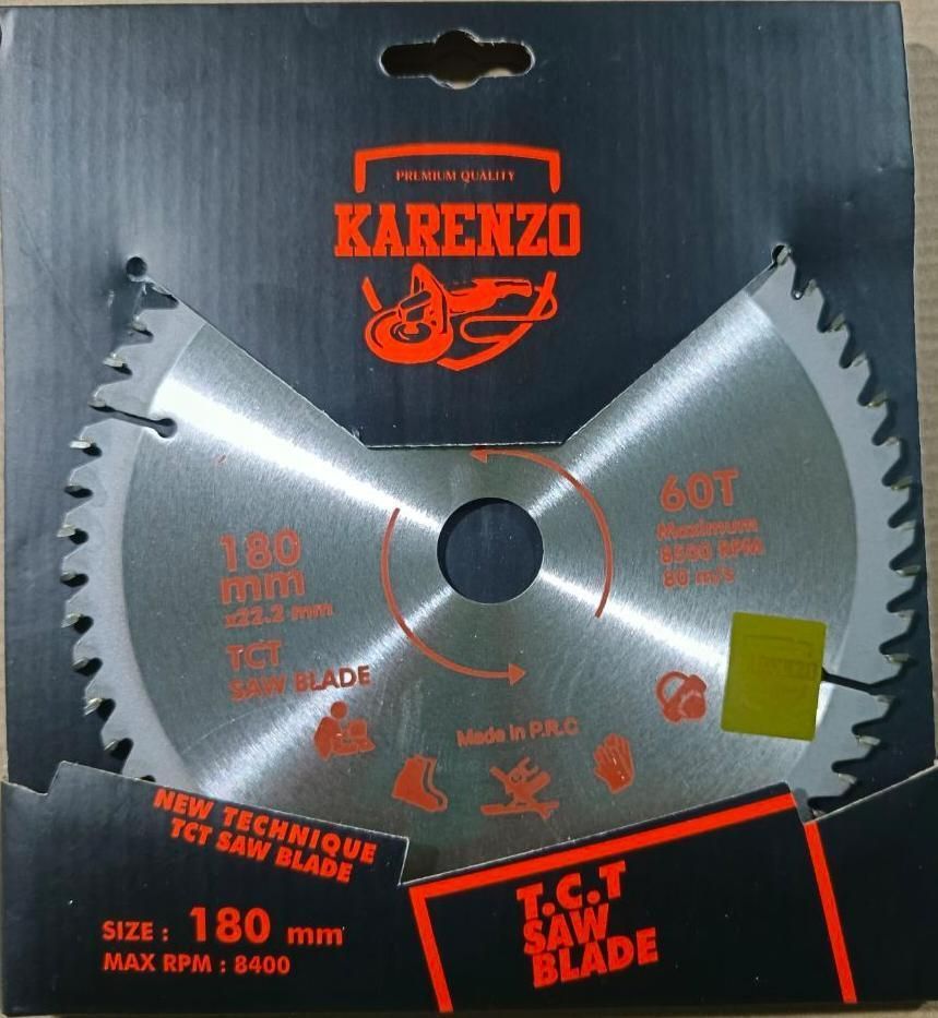 توزیع تیغ چوب 180 با کیفیت KARENZO 