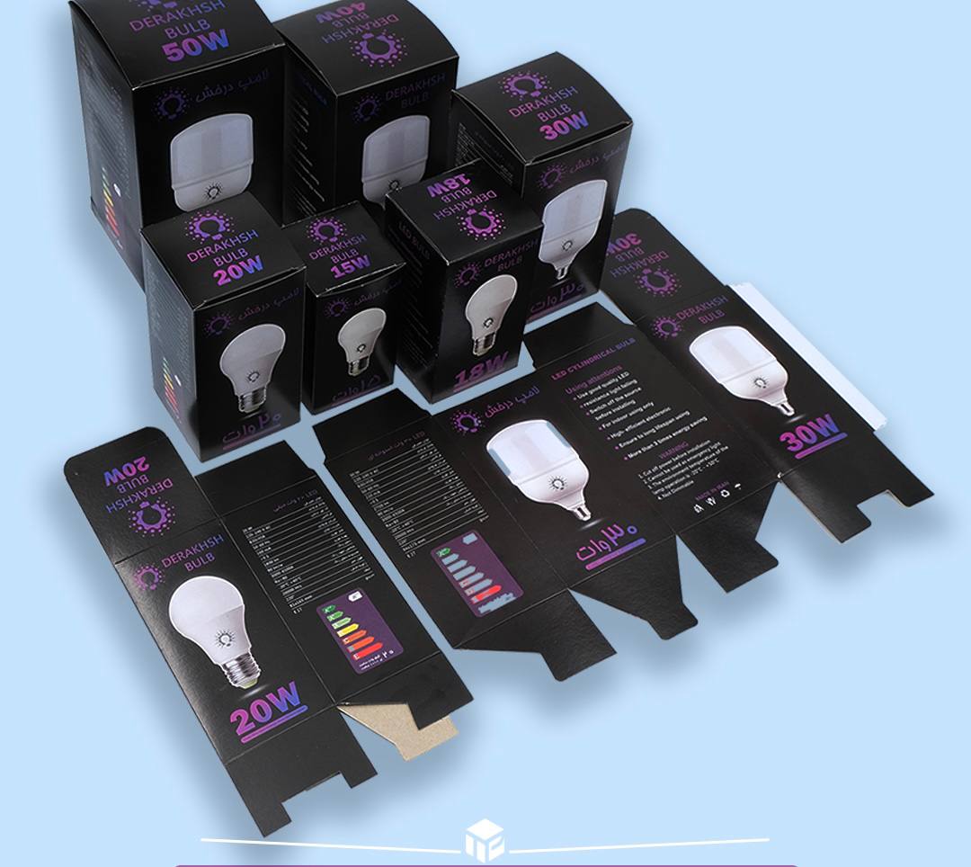 تاش پک؛ بسته بندی حرفه‌ای محصولات روشنایی 