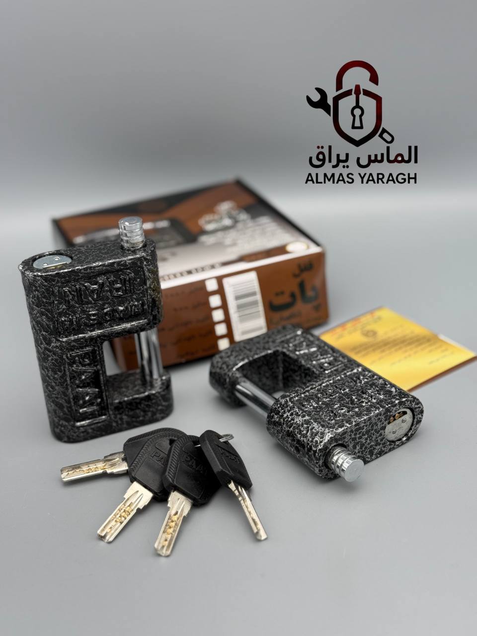 قفل کتابی سایر ۱۰۰کلید ناودانی استاتیک پات