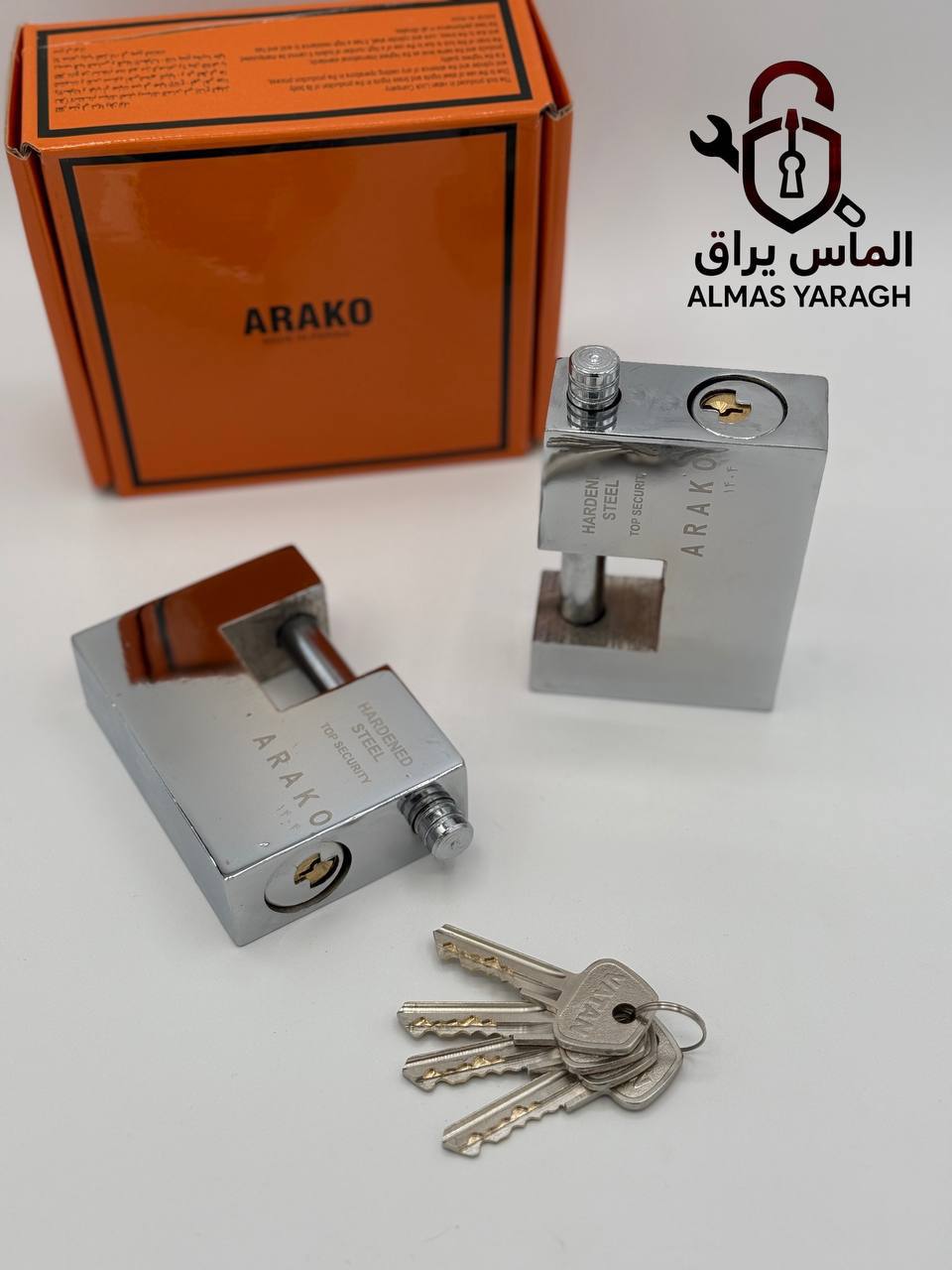 قفل کتابی ۱۰۰۰ پله ای آراکو
