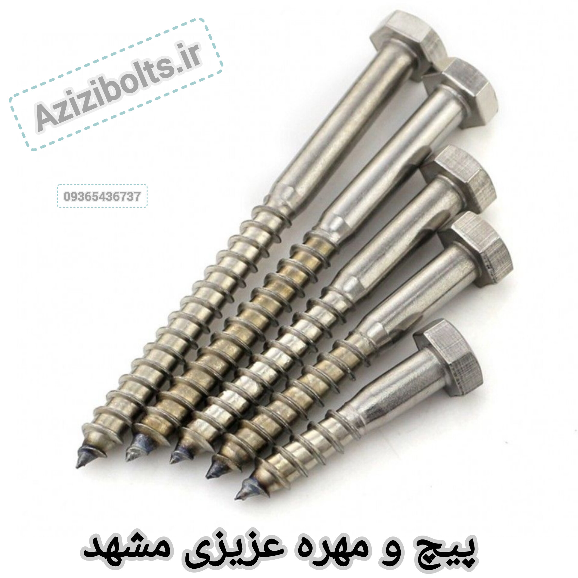 پیچ بکسی مشهد / پیچ رولپلاک بکسی مشهد / پیچ نوک تیز مشهد 