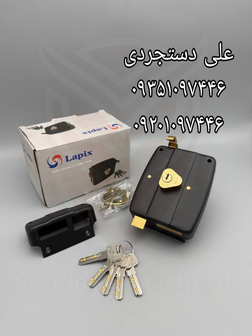 قفل حیاطی طرح کالی لاپیکس LAPIX کارتن ۲۴ عدد