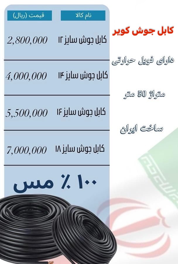 کابل جوشکاری
