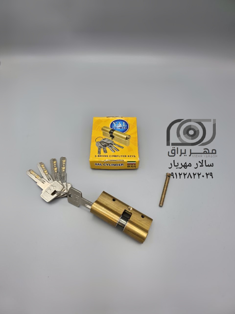 سیلندر کامپیوتری تمام برنجی یال YAL