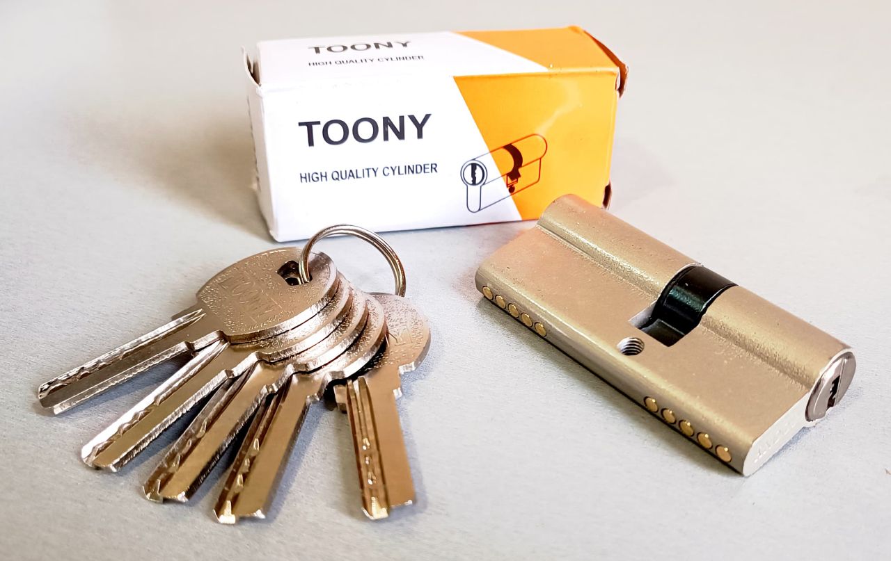  سیلندر 7 سانت تونی TOONY پنج کلید / ساچمه برنجی کیفیت عالی کارتن 120عددی قیمت دسته اول لینک کانال و