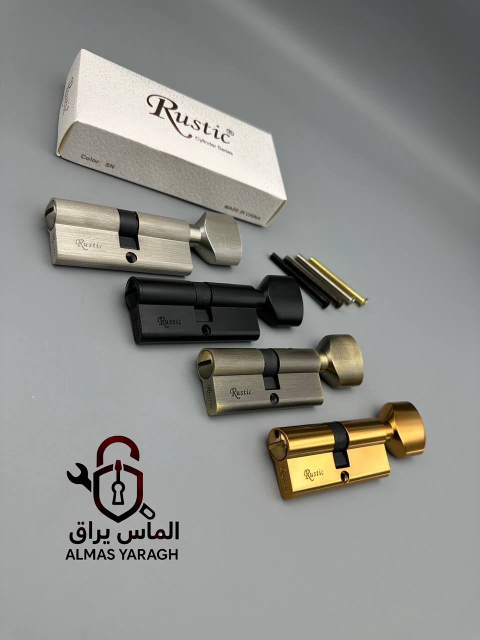  ⭐️سیلندر سرویس ۷سانت جعبه کادویی روستیک⭐️ دسته بزرگ سنگین-بسته بندی کادویی شکیل⭐️ رنگ :ساتن،طلایی،م