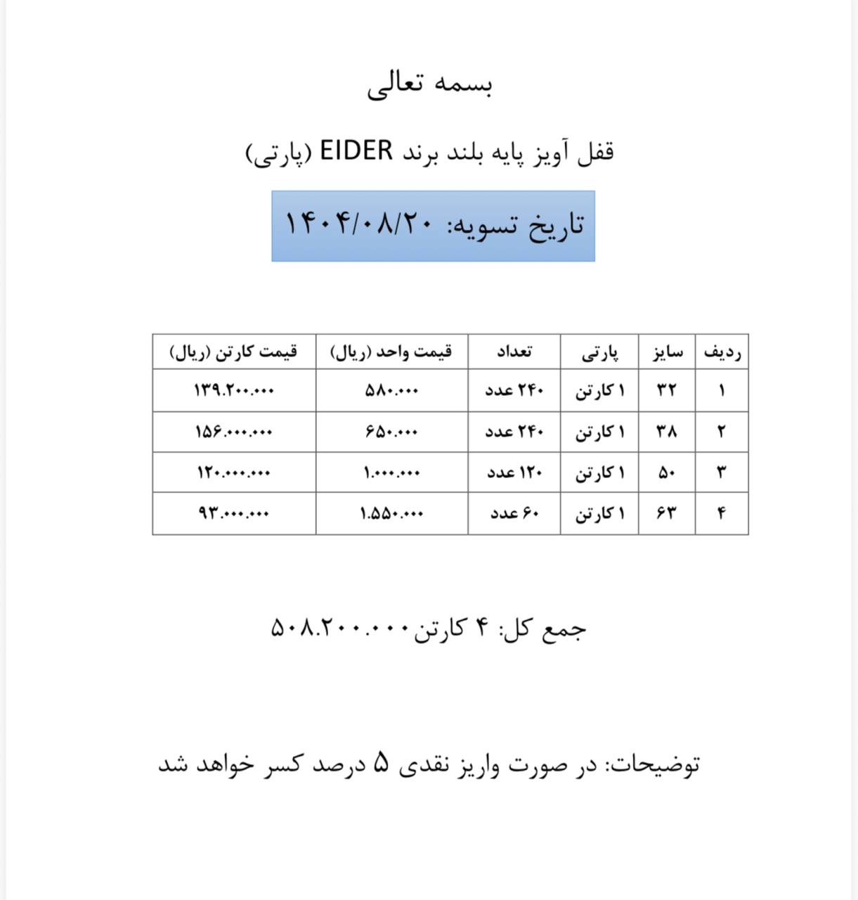  برند #Eider
