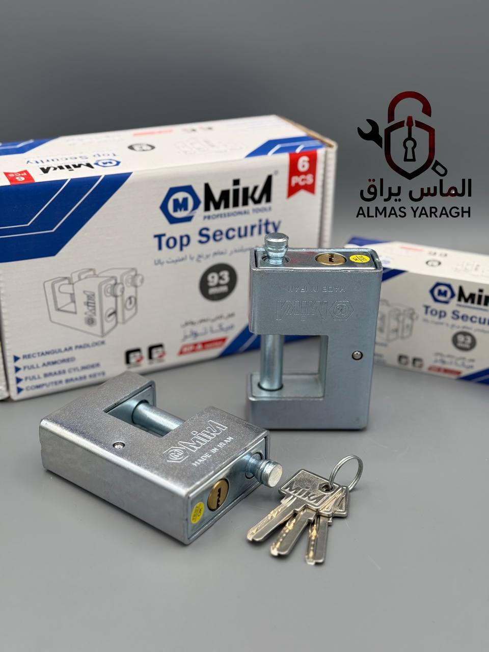 قفل کتابی mm۹۳ روکش دار میکا