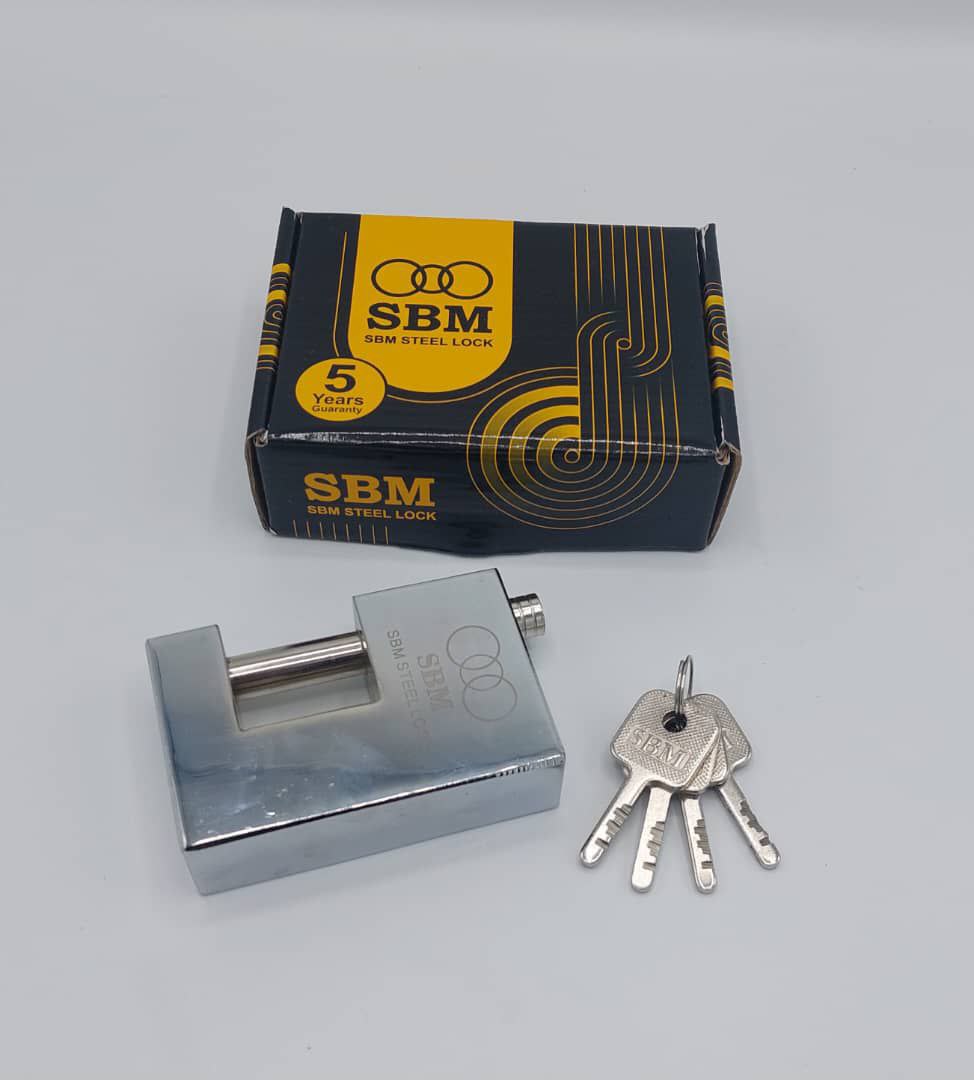  قفل کتابی  100 فولادی SBM 