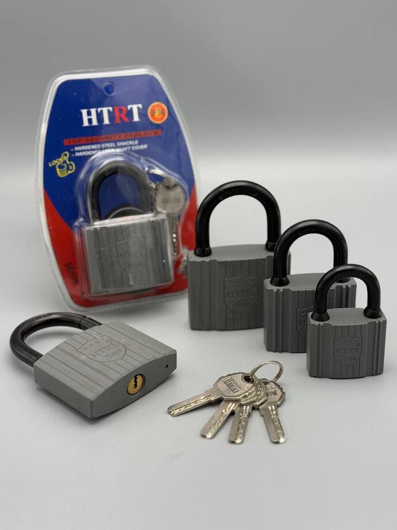 قفل آویز طوسی HTRT