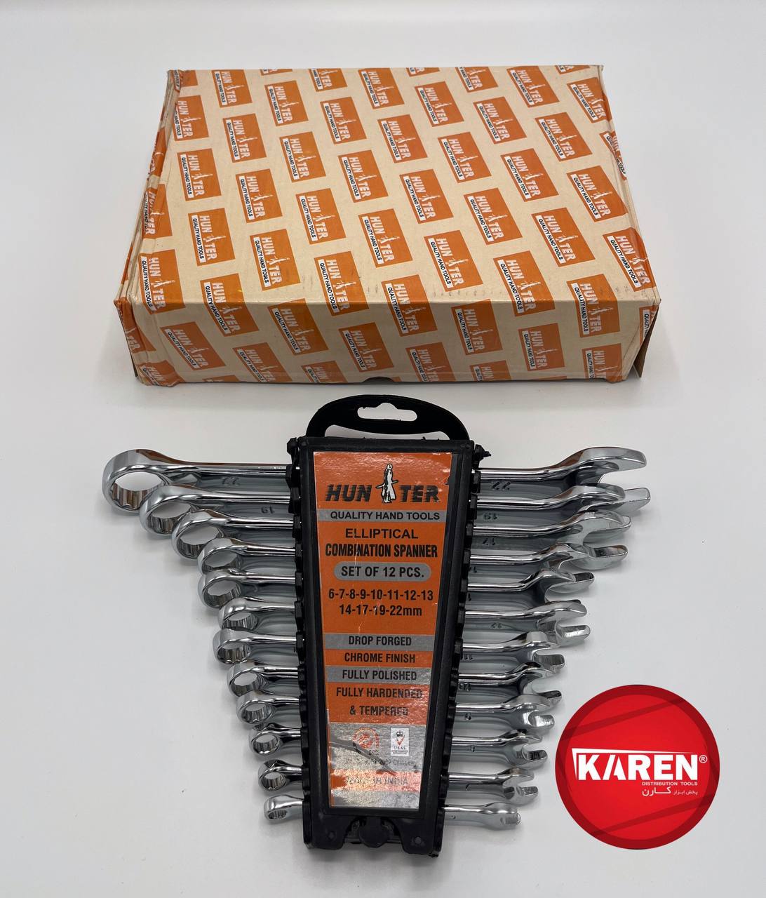 آچار یکسر رینگی ۱۲ عددی پلکانی هانتر