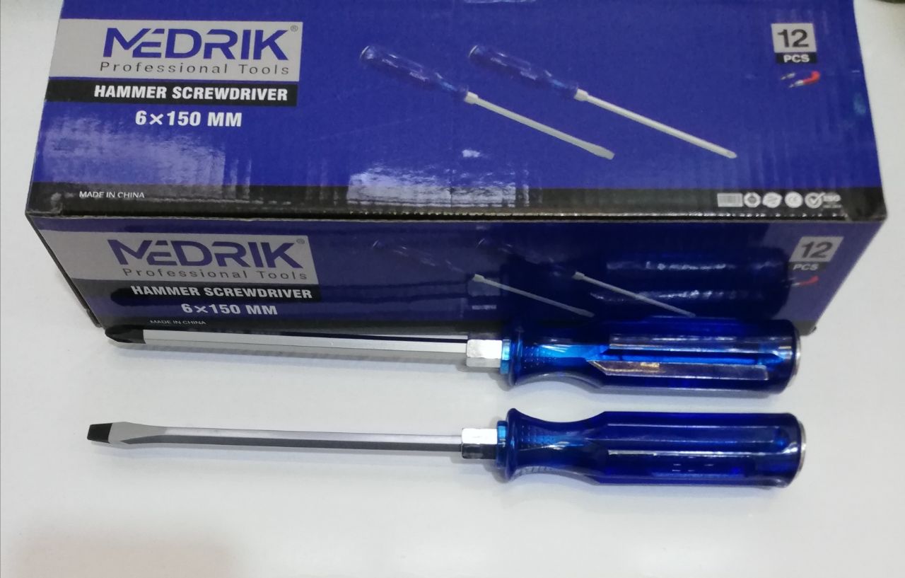  پیچ گوشتی ضربه خور 150* 6 اعلاء