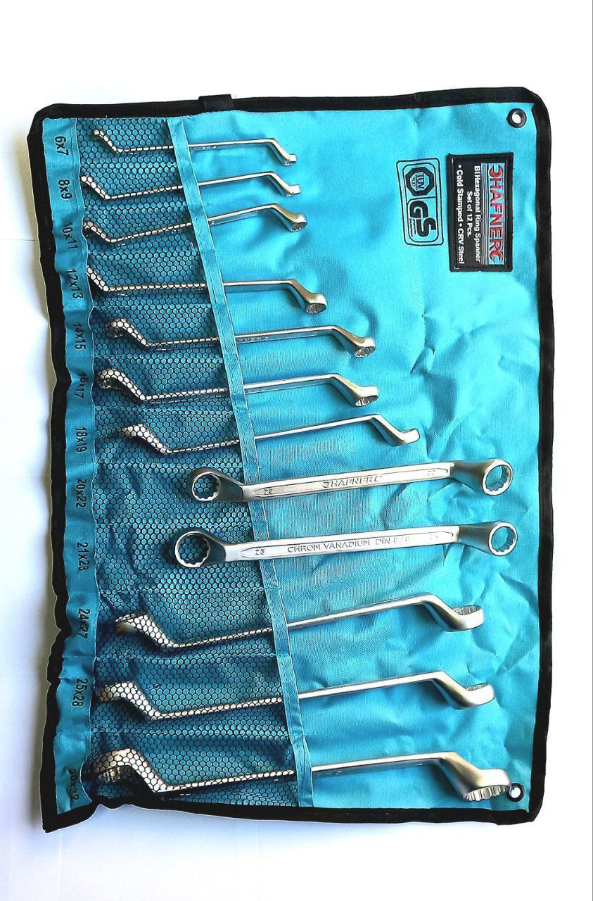 آچار دو سر رینگی ۱۲ عددی هافنر