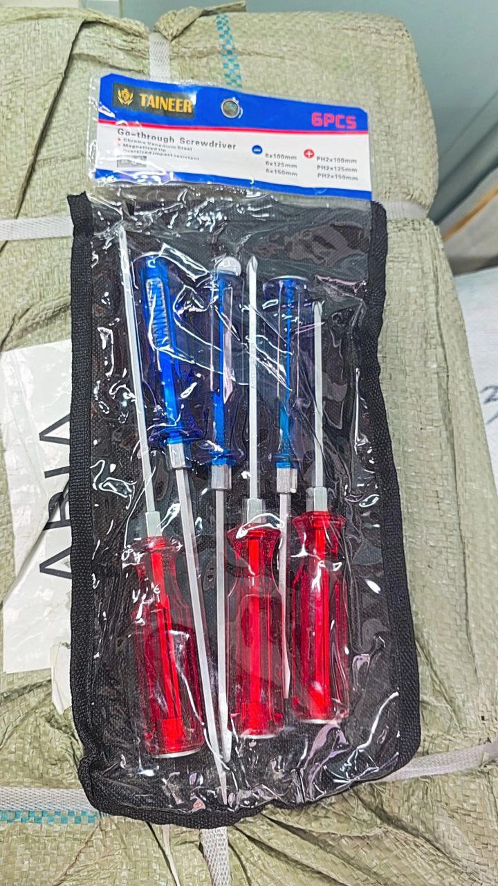 پیچ گوشتی سری 6عددی کیفی طرح نوا