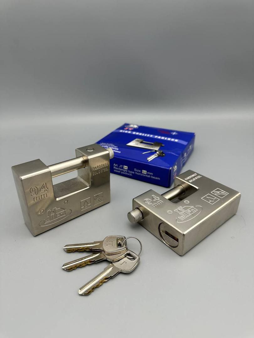 قفل کتابی  94 فولادی دوشیار J.T سایز 94 تمام فولادی کلید دوشیار برنجی کلید و مغزی برنجییی دارای ضمان