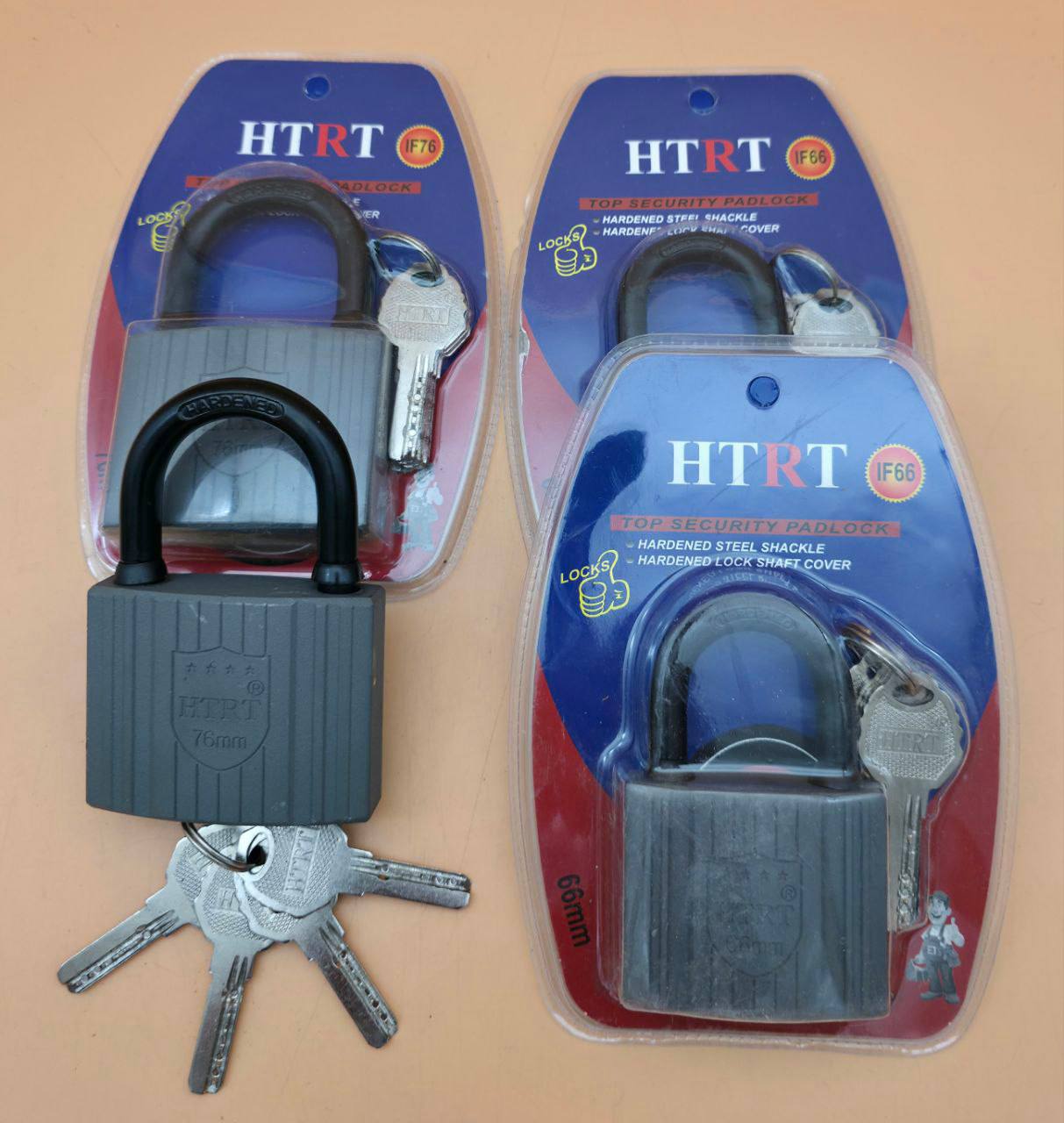  قفل اویز فولادی HTRT 