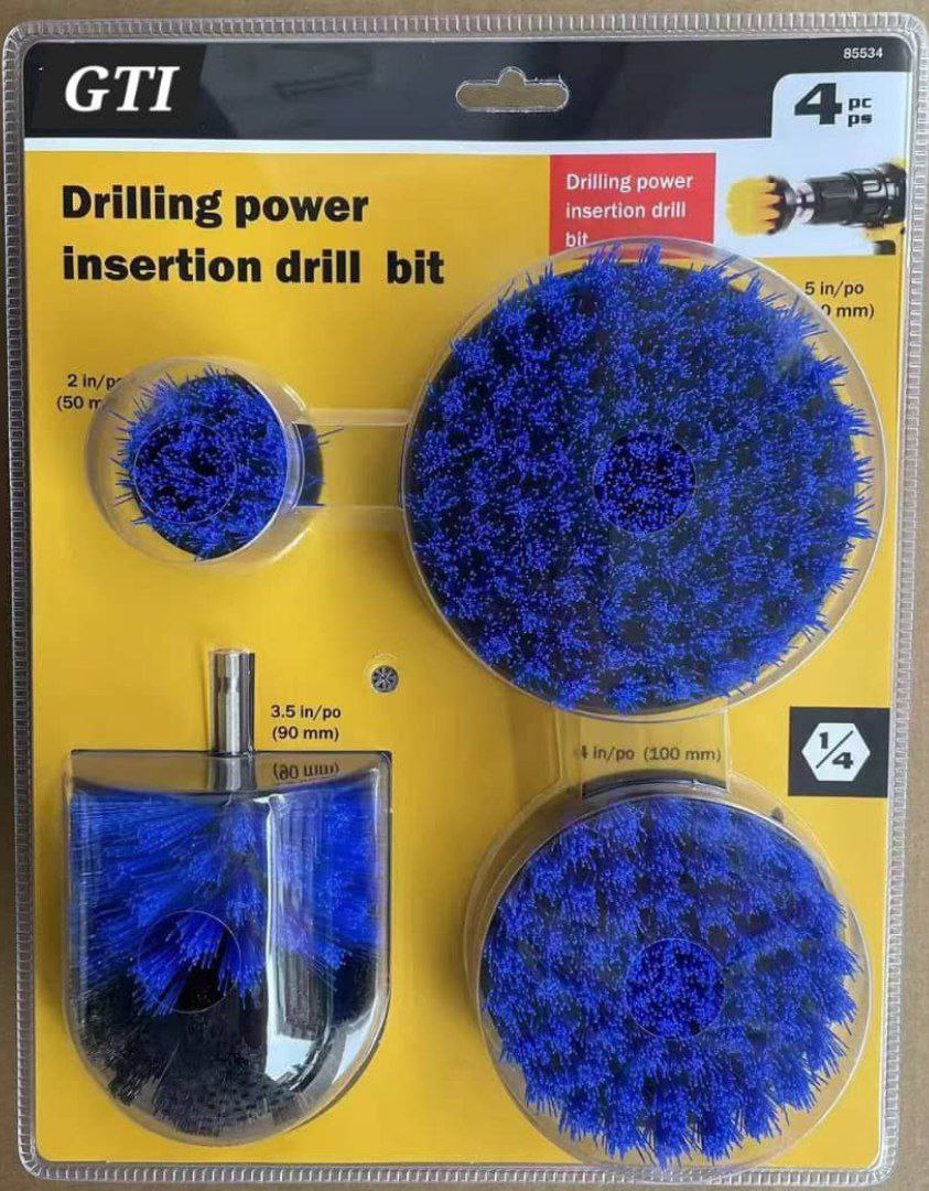 پک فرچه مبلشور دریلی 4 عددی     