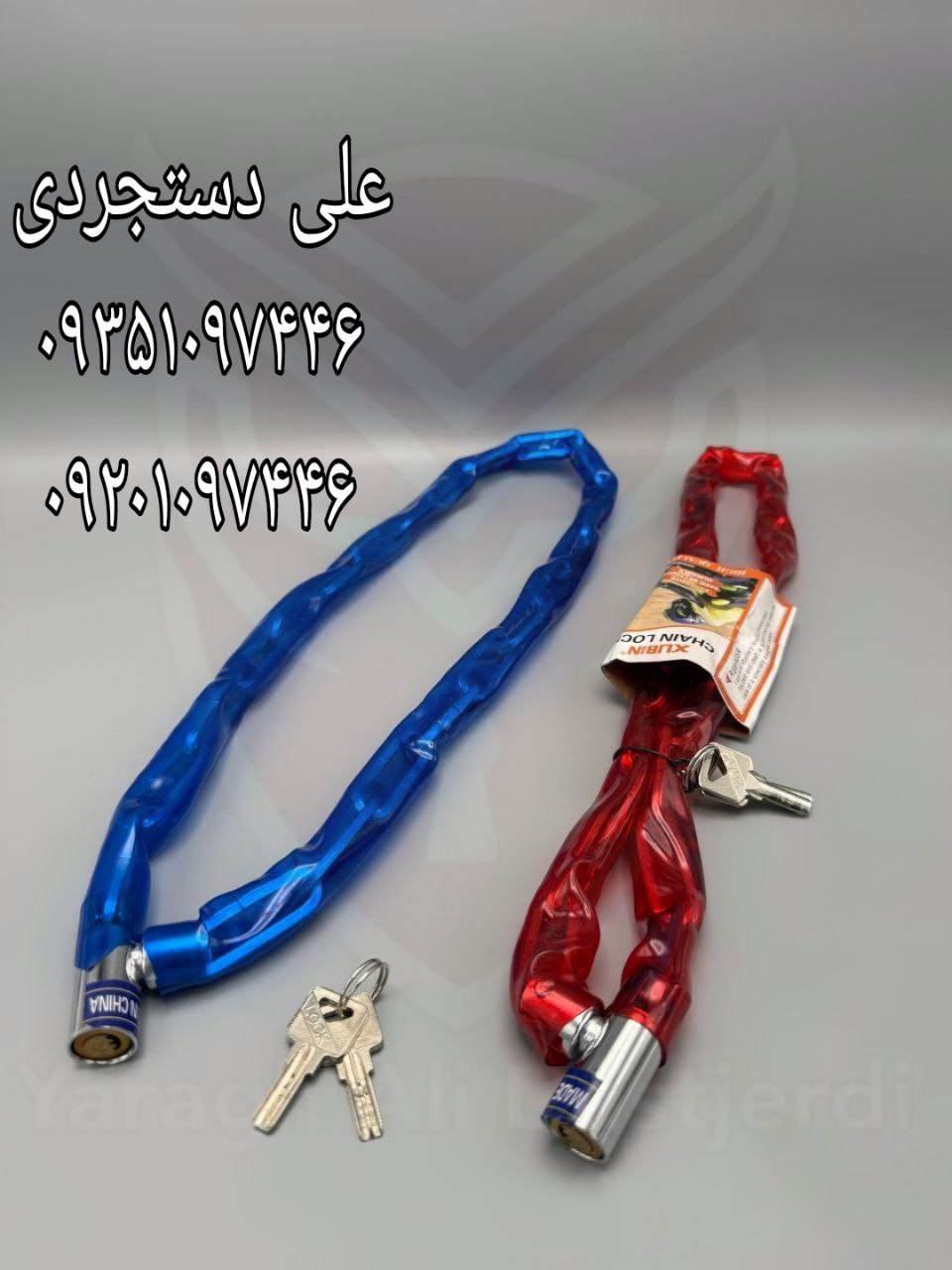 قفل دوچرخه ۱/۱۰ کلید ناودانی کارتن ۵۰ عدد