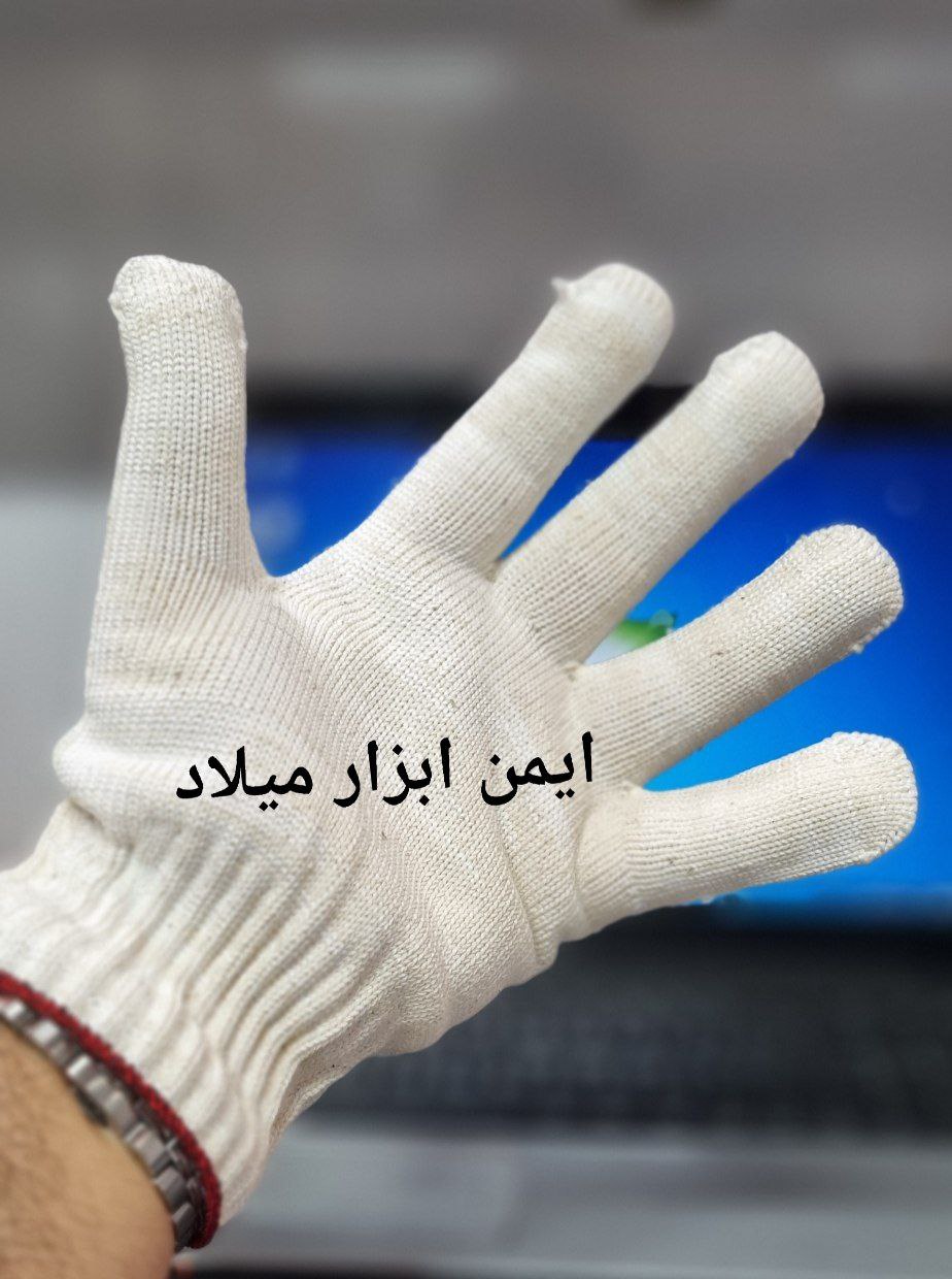 دستکش بافت ۷۰ گرم نخ پنبه