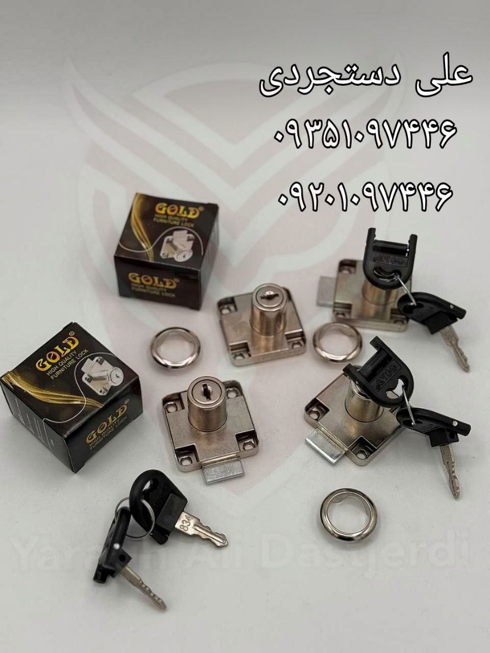 قفل طرح رونیس گولد GOLD کارتن ۲۴۰ عدد
