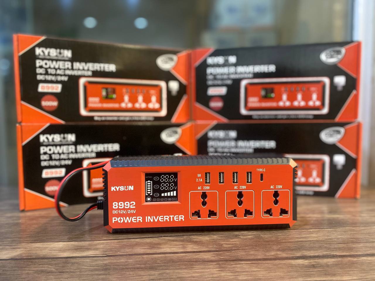⭐ مبدل (کانورتر) برق ۱۲ به ۲۲۰ ولت 500 وات کیسون