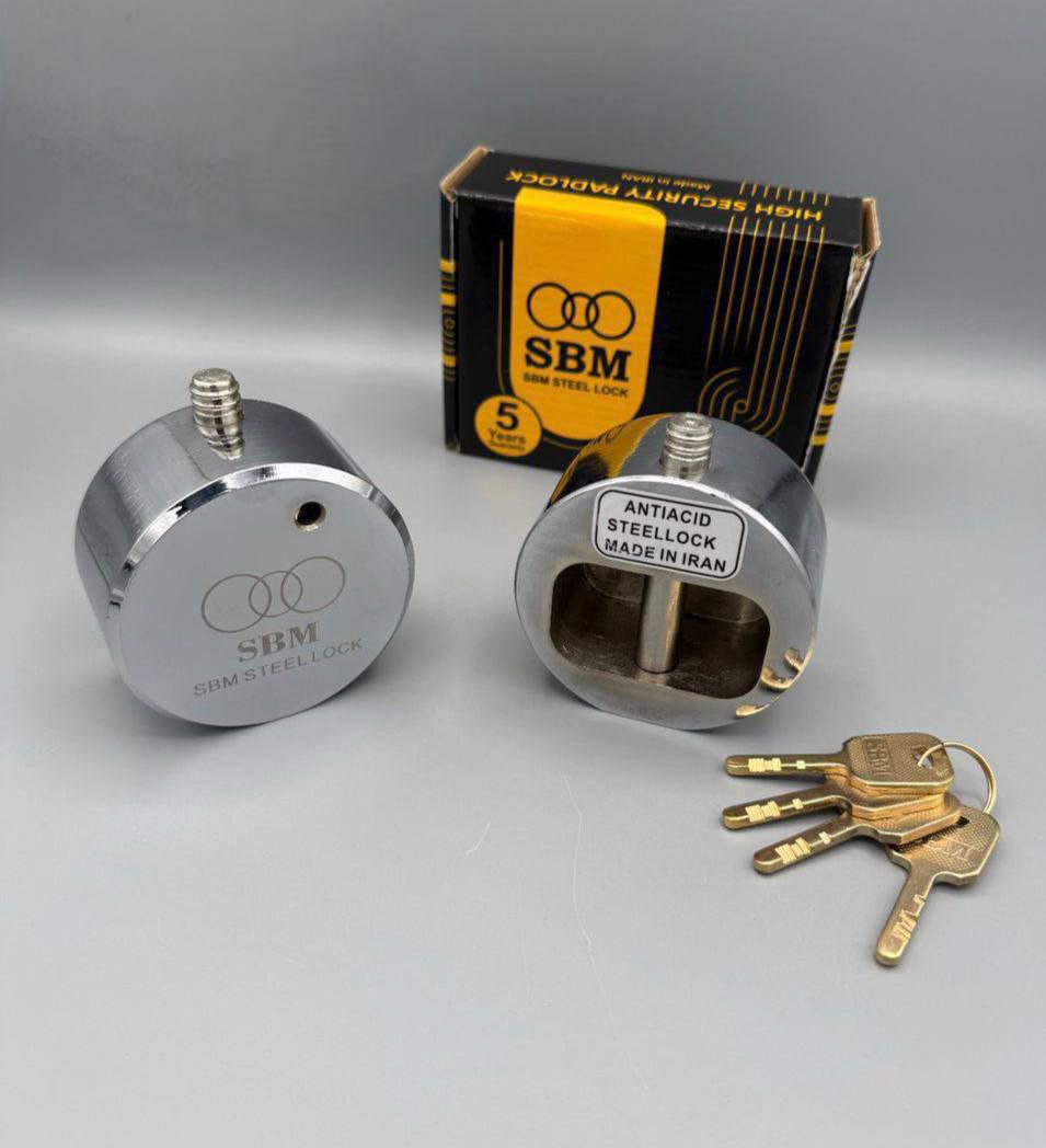 قفل گرد پشت بسته 80  S.B.M