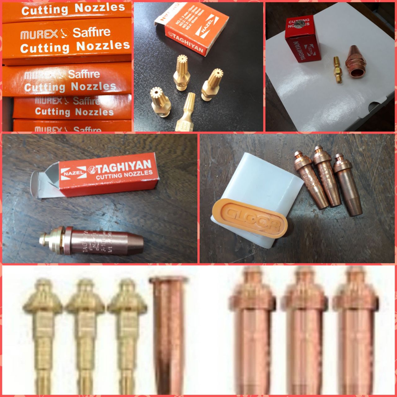 انواع نازل برشکاری