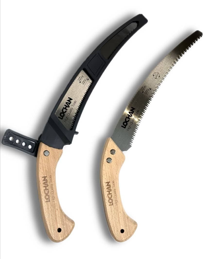 اره کج دسته چوبی LOCHAN