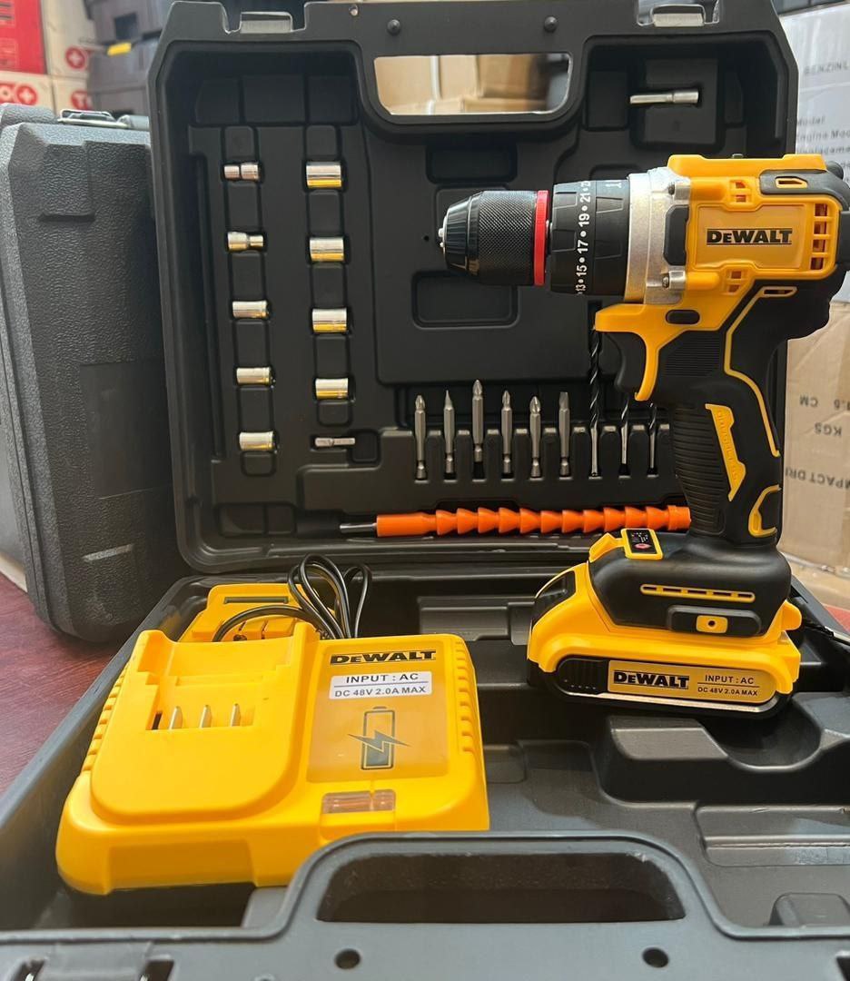 🟠دریل شارژی براشلس دیوالت 