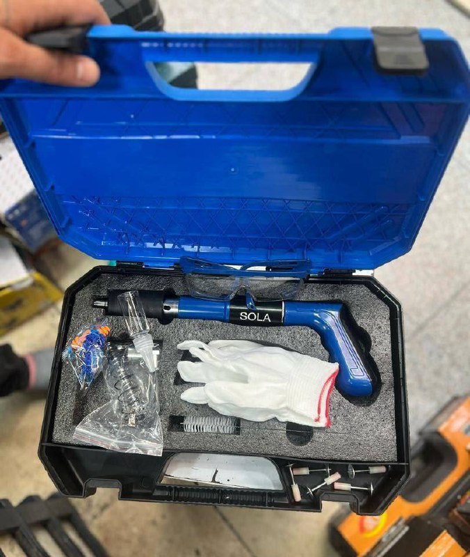 تفنگ میخکوب دستی جعبه بزرگ سولا