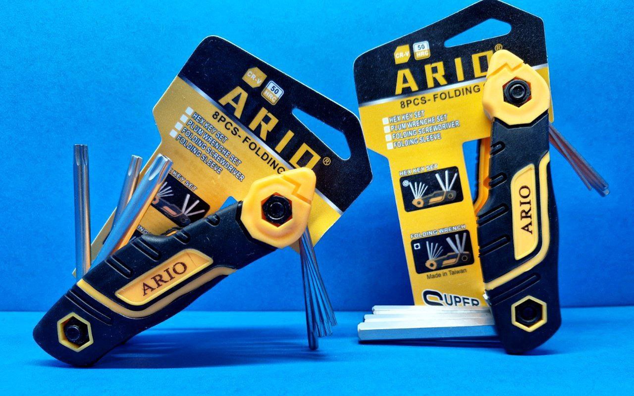 آلن چاقویی‌ روکشدار8عددی 