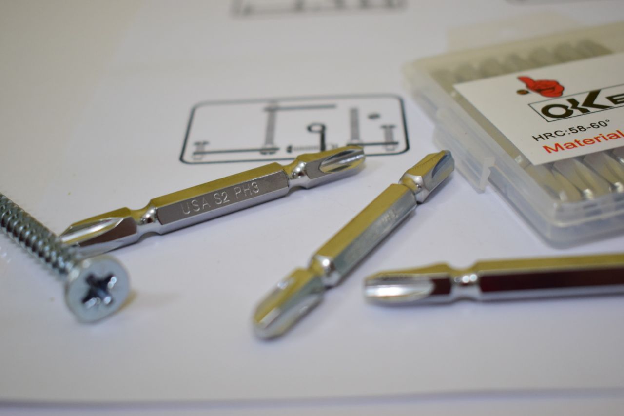 ⭕️نوک پیچگوشتی چینی و تایوانی و آمریکایی با ضمانت کیفیت در تمامی سایزها موجود است