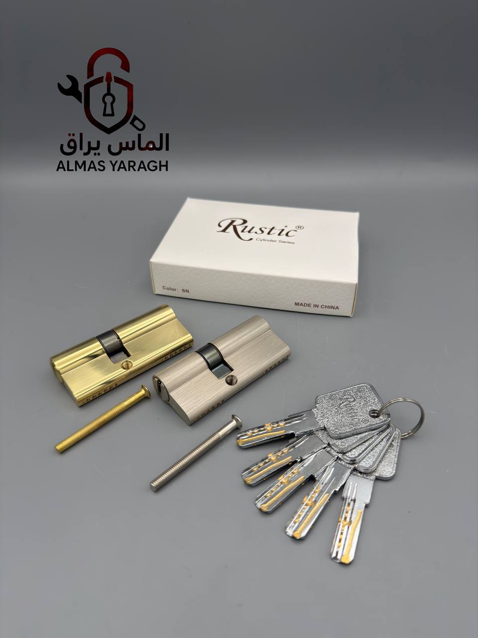 ⭐️سیلندر ۷ تمام برنج جعبه کادویی روستیک⭐️