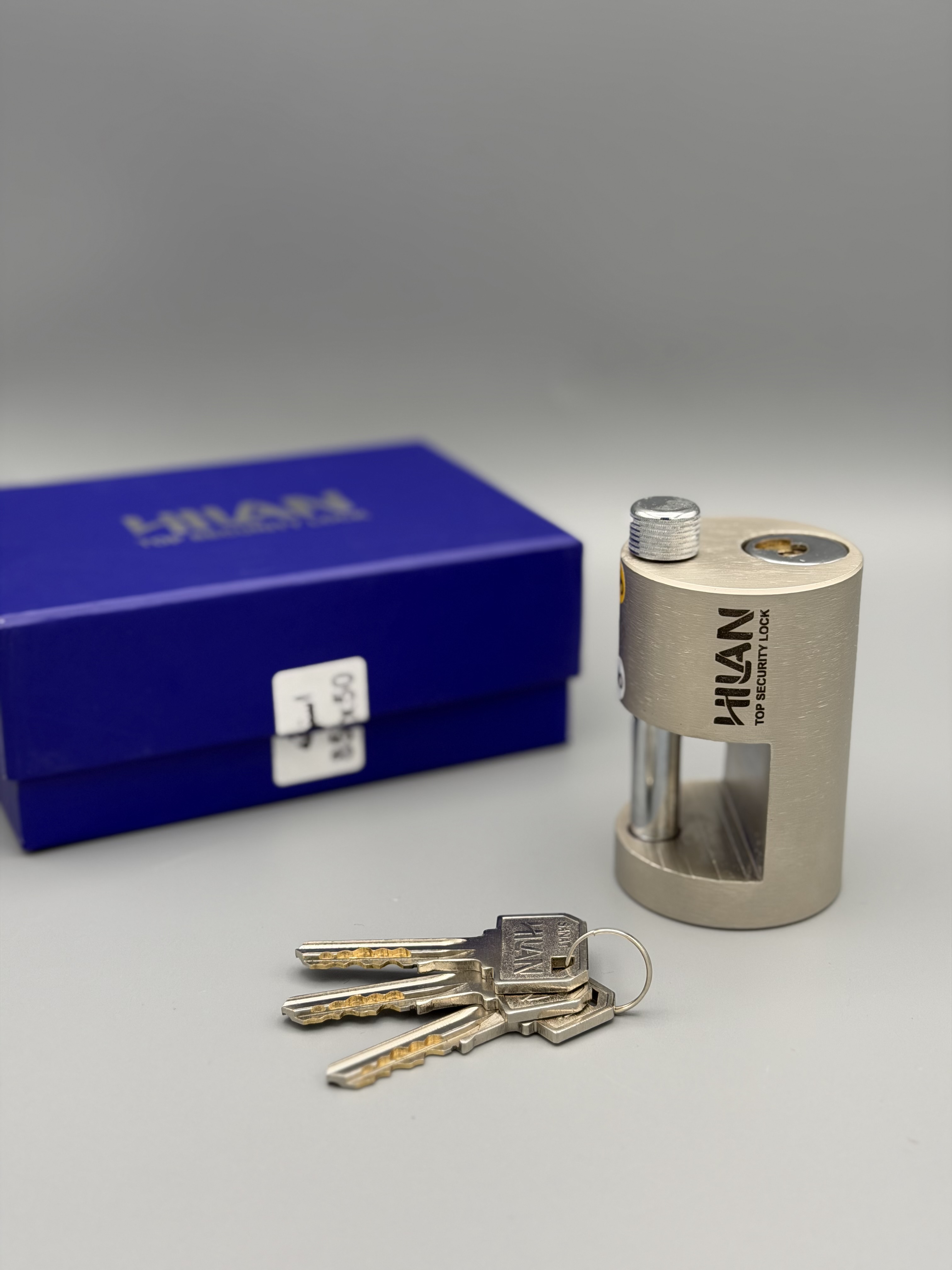  ⭐️قفل استوانه 85 هیلان⭐️ بدنه فولادی سخت کاری شده با روکش ضد زنگ و خوردگی درپوش ضد دریل—ضد اسید کلی