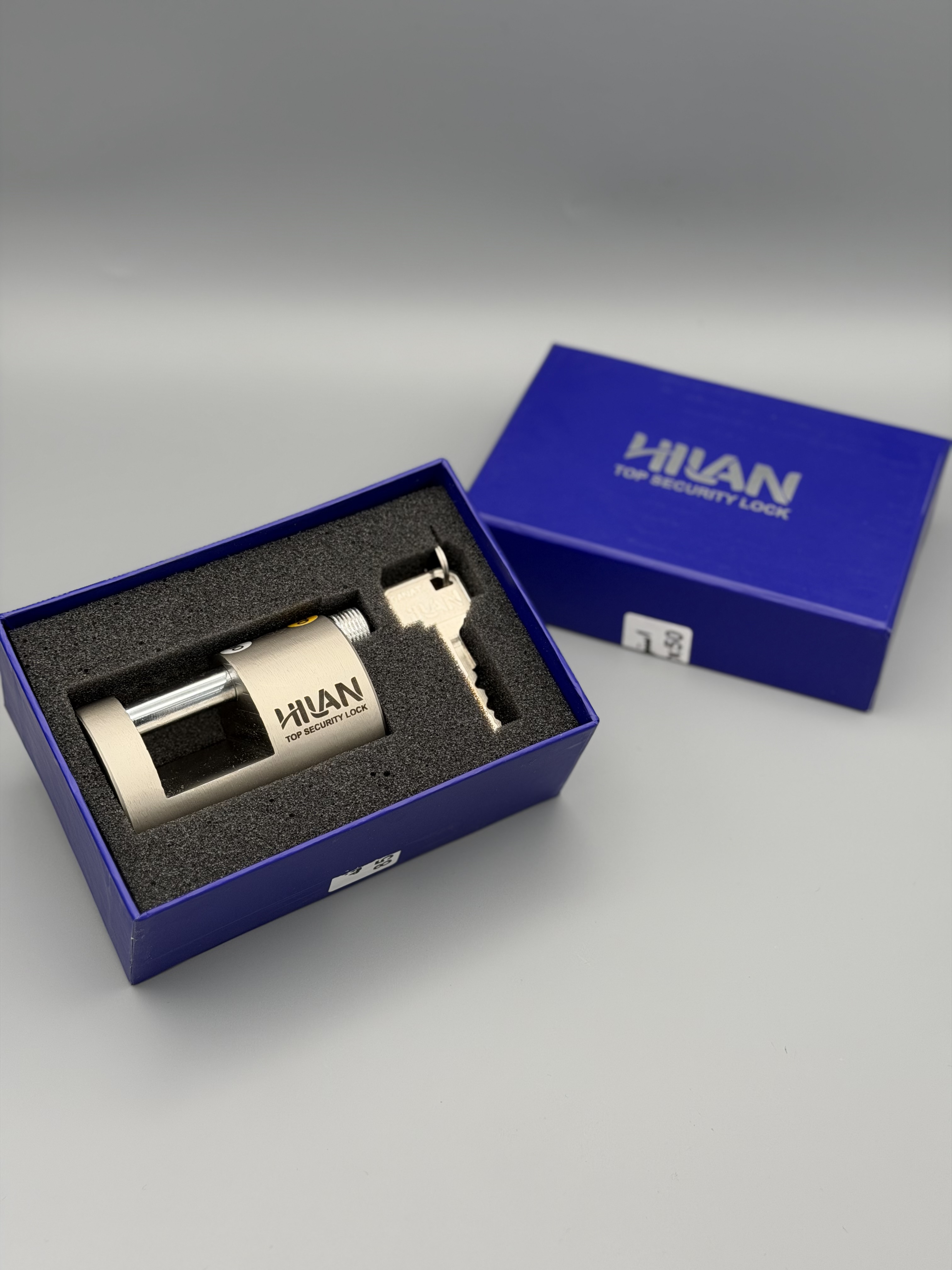  ⭐️قفل استوانه 85 هیلان⭐️ بدنه فولادی سخت کاری شده با روکش ضد زنگ و خوردگی درپوش ضد دریل—ضد اسید کلی