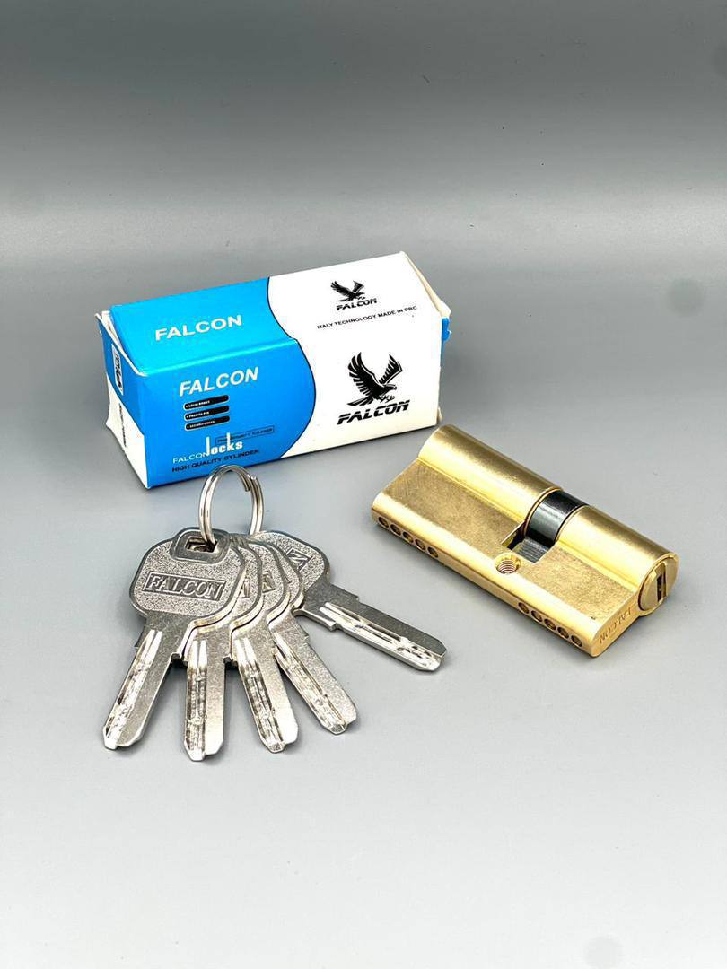 پسیلندر ۷سانت تمام برنجی کلید آهنی فالکون