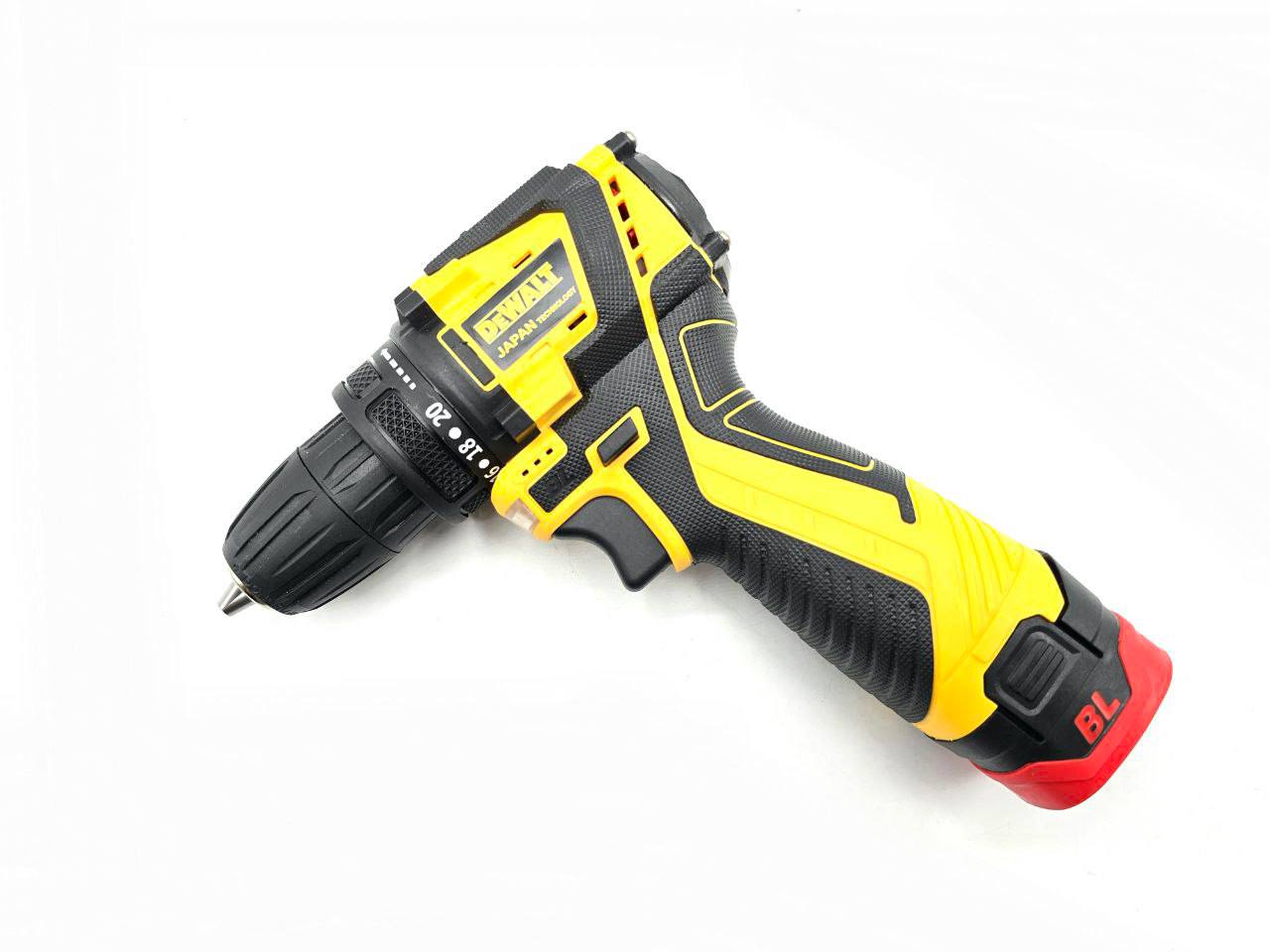 ⭐️ دریل شارژی ۲۴ ولت براشلس طرح دیوالت