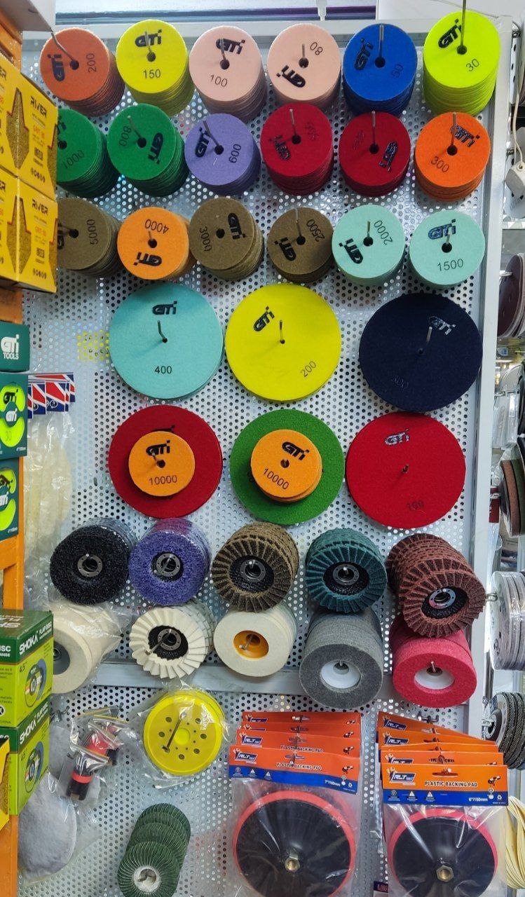 پدالماسه 115 و 180 گرید 30 تا 10000     