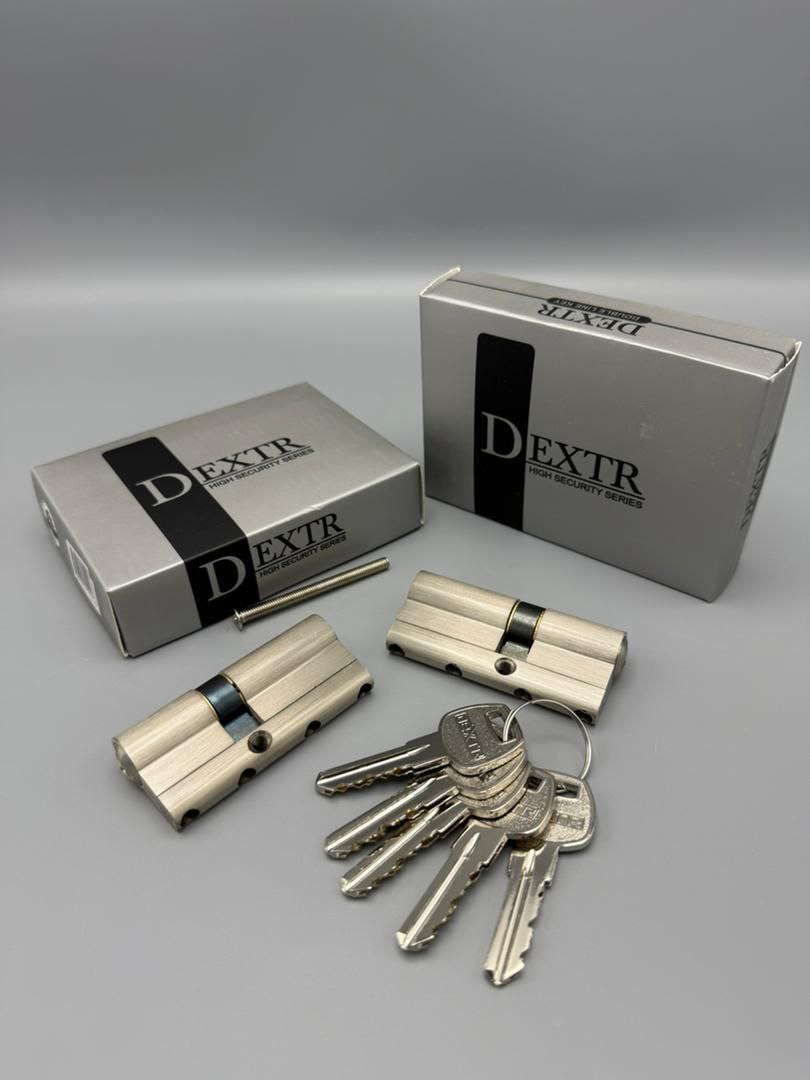  سیلندر 7 تمام برنجی لوکس دکستر کلید دوشیار برنجی/بدنه برنجی دارای تسمه فولادی نشکن رنگ ساتن کارتن 6