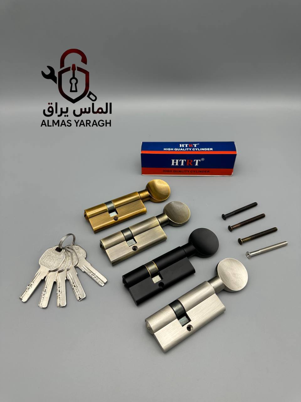  ⭐️سیلندر آپارتمانی کلید کامپیوتری HTRT⭐️ رنگ:ساتن،طلایی،زیتونی،نسکافه،مشکی کلید بلند،نافی دار،ساچمه