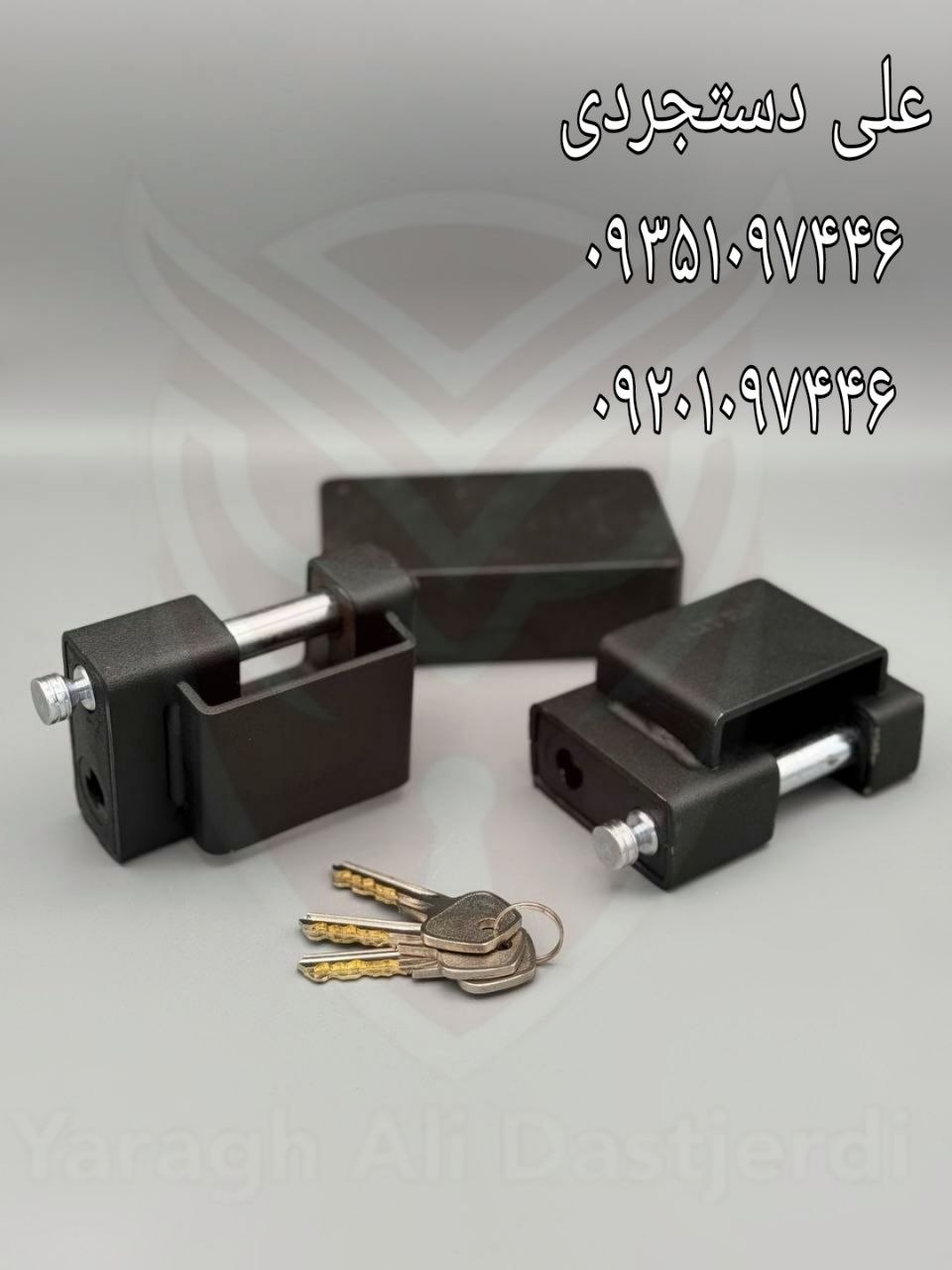 قفل کتابی حفاظ دار کلید دوشیار پله ای گرانیت GRANIT کارتن ۲۴ عدد