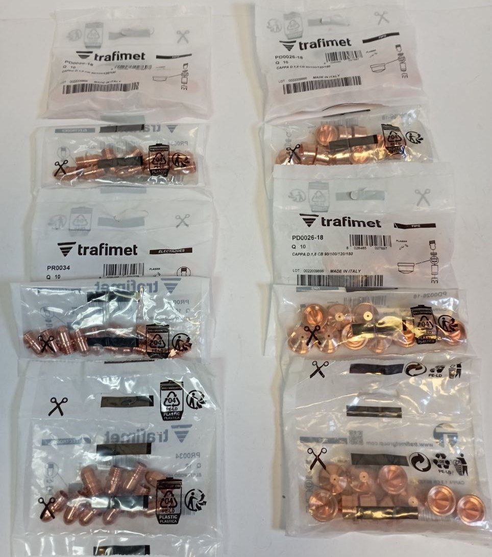 الکترود و نازل برش پلاسما هواخنک 